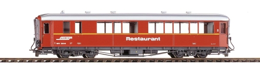 BEMO 3274114 - H0m - Speisewagen WR 3814, RhB,Ep. III-IV